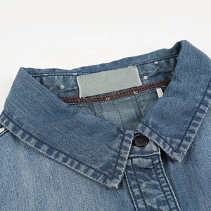 좋은 품질 패션 디자인 여자의 버튼 다운 100% Lyocell 데님 긴 소매 셔츠와 블라우스 - Product Image 3