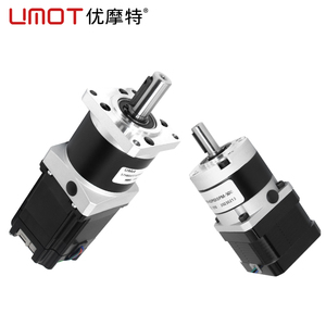 Umot tốt nhất bán NEMA 17/23 3.4-25n. M 225 vòng/phút tỷ lệ 4:1-100:1 vành đai bánh răng giảm tốc hướng động cơ bước với hộp Số động cơ hộp số - Product Image 1