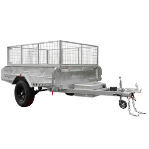 Hot Push Pratique 7*4 Remorque de cage de camion à benne basculante à essieu unique, Traction tout, qualité fiable - Product Image 4