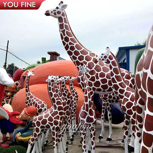 आउटडोर बड़े पैमाने पर शहर वर्ग सजावटी मूर्तिकला राल विशालकाय पांडा मूर्तिकला - Product Image 4