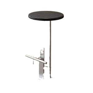 Taburete de <span class=keywords><strong>Bar</strong></span> Moderno y Sencillo de Acero Inoxidable y Madera con Estructura de Hierro, Taburete Alto Comercial para Exteriores para Conjunto de <span class=keywords><strong>Bar</strong></span> - Product Image 5