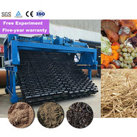 Retourneur de compost de type chaîne à plaques, nouveau modèle 2026, élégant, pour engrais organique à base de fumier de poulet