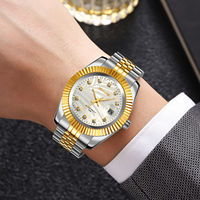 Reloj SKMEI 9418 de Lujo, Estilo Antiguo, Acero Inoxidable, Cuarzo Analógico, Esfera de Cristal, Logotipo Personalizable, Diseño Simple, Resistente al Agua 3BAR