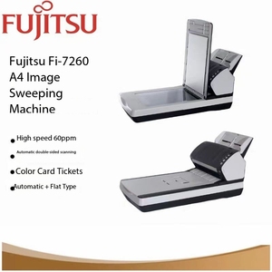 เครื่องสแกนเอกสาร <span class=keywords><strong>Fujitsu</strong></span> <span class=keywords><strong>fi</strong></span>-<span class=keywords><strong>7260</strong></span> ความละเอียด 600DPI ความเร็ว 80 หน้าต่อนาที/160 ภาพต่อนาที ขนาด A4 พร้อมแท่นวางเอกสารแบบราบและช่องป้อนเอกสารอัตโนมัติ รองรับ OCR - Product Image 2