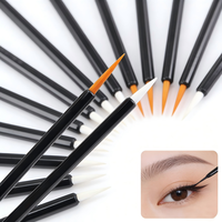 Pinceau à eye-liner jetable pour outils d'extension de cils, pinceau à eye-liner à usage unique
