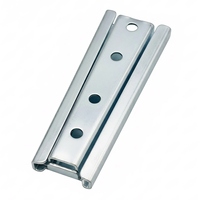 Connecteur de lit en fer chromé 120 mm pour meubles de chambre et de cuisine modernes, idéal pour tables et chaises - Durable et facile à assembler