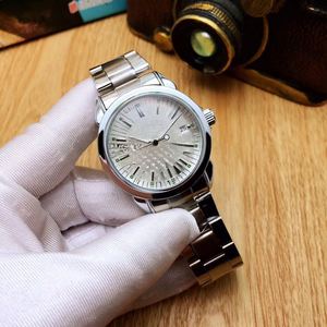 Montre mécanique automatique argentée pour hommes, bracelet en acier inoxydable, montre-bracelet décontractée pour affaires - Product Image 5