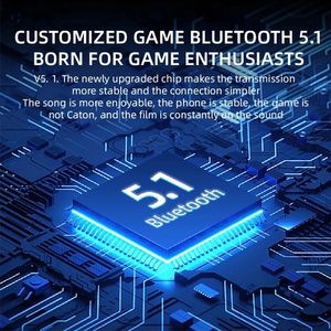 หูฟังไร้สายรุ่นใหม่ Y60 เสียงสเตอริโอเบสหนัก สำหรับเล่นเกมส์ พร้อมไฟ LED ควบคุมด้วยระบบสัมผัส - Product Image 4
