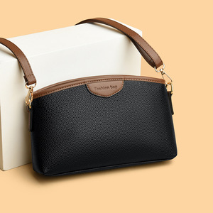 Le nouveau sac pour femmes d'âge moyen 2025 est élégant pour les grand-mères et les personnes âgées. Petite femme polyvalente Mors. Sac bandoulière pratique pour sous le bras - Product Image 3