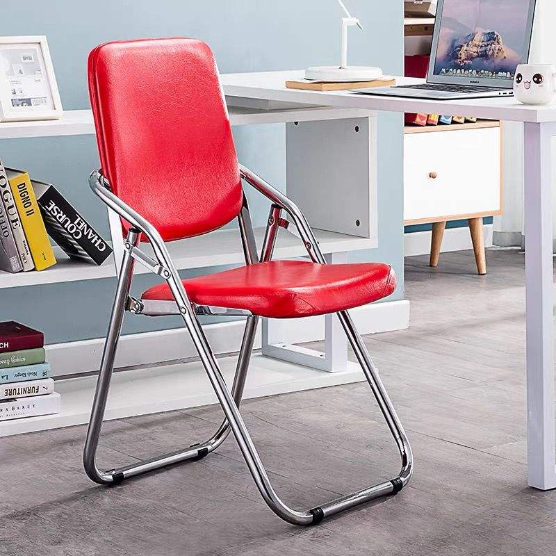 Siège rouge, épaissi et galvanisé