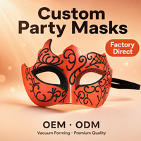 Masque de fête pour adulte en PVC intégral pour Halloween et le Poisson d'avril