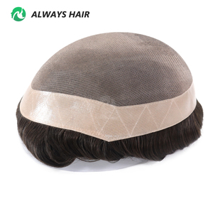 Dmc-fine Mono Ấn Độ người đàn ông tóc toupee Tóc Giả 9 kích thước thay thế người đàn ông toupee - Product Image 1