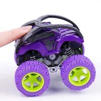 Personalizzabile nuove Mini macchinine in plastica inerziale Cross-Countrytoy truck 360 rotante NRC Monster Truck giocattolo per bambini