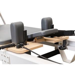 <span class=keywords><strong>Reformer</strong></span> Pilates ONEMAX Hitam Putih Maple, Logo Dapat Disesuaikan, Dilengkapi Kaki <span class=keywords><strong>Aluminium</strong></span> - Product Image 4