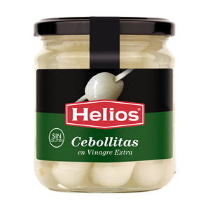 Helios Cebollitas in Aceto Extra 345G Senza Glutine - Product Image 1