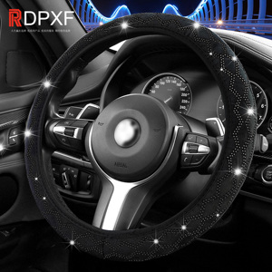 Antideslizante moda plegable extremadamente elástico cuero brillante <span class=keywords><strong>Rosa</strong></span> diamante estampado Universal <span class=keywords><strong>volante</strong></span> cubierta para damas - Product Image 3