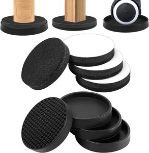 Deslizadores de Fieltro para Muebles en Pisos Alfombrados - Protectores de Muebles Reutilizables de Color Marrón con Diseño Único y Protección Resistente para Superficies Duras - Product Image 1
