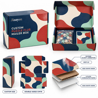 Boîte d'expédition en carton ondulé personnalisée pour club de puzzles, avec insert pour emballage de vente au détail