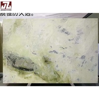 Dalle de marbre bleu poli de luxe italien, écologique, pour plan de toilette de salle de bain, plan de travail de cuisine et usage extérieur