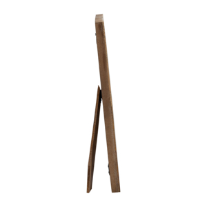 Cornice decorativa rettangolare per foto 5x7 pollici con bordo esagonale in legno per decorazioni da tavolo, mensola, soggiorno - Product Image 3