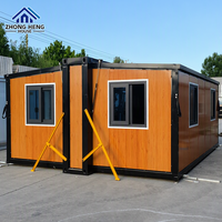 Casa Contenedor Expandible de 20 pies/40 pies con Certificación AU Standard CE SAA UL, Villa Modular Prefabricada de Lujo de 2/3 Dormitorios para Vivienda en Resorts