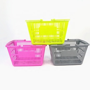 Vendita calda eco-friendly supermercato supermercato 10L 2 manici di plastica cestino della <span class=keywords><strong>spesa</strong></span> <span class=keywords><strong>per</strong></span> farmacia cesto di plastica - Product Image 3