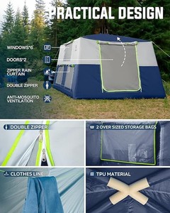 Camping Outdoor 4 Season OEM Waterproof 5 Person Big Tent Travel <b>Inflatable</b> for Sale PFIT05S <b>Inflatable</b> Tent Camping Outdoor 4 S - Product Image 4