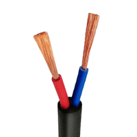 Cable de Control Flexible RVVP Blindado de 2, 3 y 4 Núcleos con Aislamiento de PVC y Cable de Cobre para Transmisión de Señales