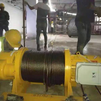Treuil à poutre simple robuste 1 tonne 2 tonnes 3T 5T Palan 380V Treuil de traction par câble Grue de construction marine
