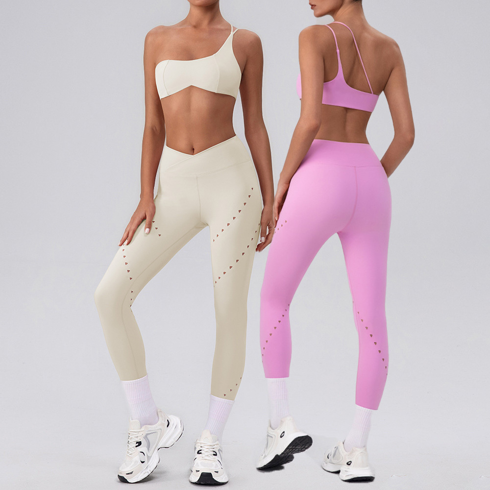Pantalones De Fitness De Compresión De Pierna Ancha Cómodos Y Ajustados A La Cintura Alta - Express Solutions