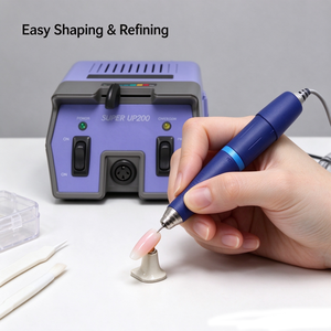 Machine à ongles électrique 45000 tr/min, faible vibration, outil de manucure et pédicure, portable, pour salon et usage domestique - Product Image 4