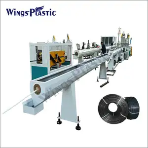 Pc PE máquina de extrusión de tubos tubo led T8 línea de producción HDPE máquina de tubos de plástico