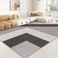 Tapis en polyester à motif géométrique, tapis antidérapant pour la décoration intérieure