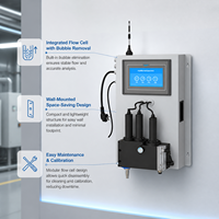 Système intelligent de surveillance continue de la qualité de l'eau IoT, RS485 Modbus, mesure en ligne de la turbidité, du chlore, du ClO2 et du pH pour le traitement de l'eau