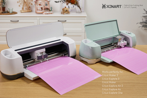 Tapis de coupe en tissu 12x12 pouces pour <span class=keywords><strong>Cricut</strong></span> <span class=keywords><strong>Maker</strong></span> 3/<span class=keywords><strong>Maker</strong></span>/<span class=keywords><strong>Cricut</strong></span> Explore Air 2/Air/One tapis de coupe artisanal adhésif - Product Image 2