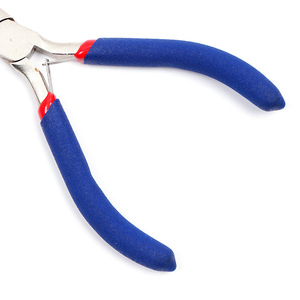 Xinrui Hardware Needle Nose Pliers 4.5 Inch Stainless Steel Precision Jewelry DIY Tools Pointed Beak Blue Red Handles - Product Image 2
