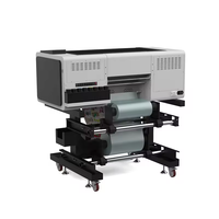 Unic 30cm boyutu UV rulodan ruloya DTF yazıcı laminar ile soğuk Transfer filmi UV etiket baskı Plotter