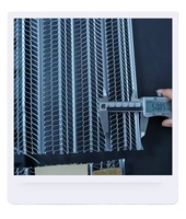 Grillage métallique galvanisé à nervures haute de 3/8'' pour plafonds et murs, 27''x97'', pour renforcement de plâtre