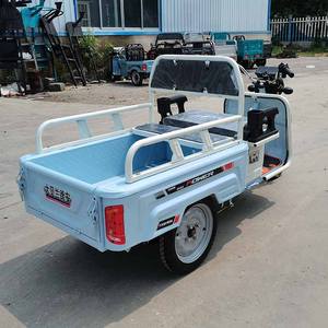 2025 Neues Modell Mini 600W Offener Aufbau Lasten Elektro Erwachsenen Multifunktions-Dreirad Klappbares Elektrofahrzeug und Lastendreirad - Product Image 4