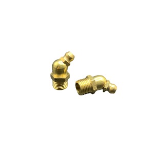 SNIPPIN Tuyau de graissage plat en cuivre pur, universel, droit, 45/90, embout d'huile, coupelle d'huile, pièces de rechange, quincaillerie, bouton 1/4 BSP - Product Image 1