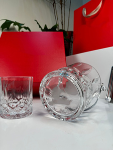 Glass Drinking Tubs with Handle Beverage & Ice Buckets for Bar Tableware for Champagne Parties - Product Image 4