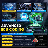 Autel MaxiSYS Elite II Profesional Vehículo ECU Programación OBD2 Escáner Herramienta Wifi Bluetooth Sistema completo Herramientas de diagnóstico de coche
