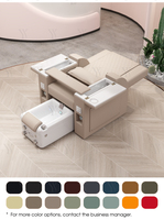 Fauteuil de pédicure de luxe avec massage du dos pour salon de beauté, lit de pédicure pour la vente en gros