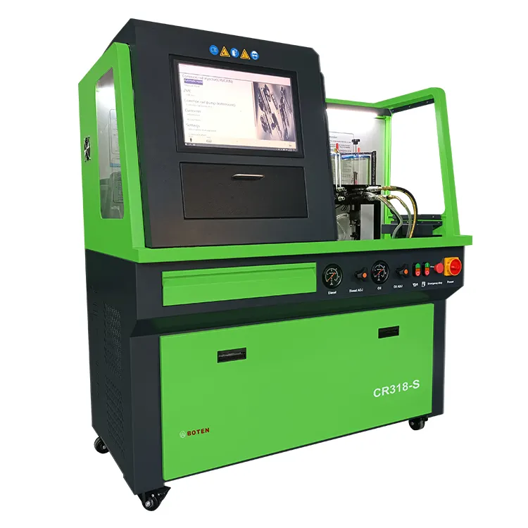 CR318-S HEUI Common rail injector test bench with piezo injector test function