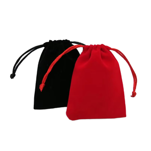 Pochette Personnalisée en Velours avec Cordon de Serrage pour Bijoux et Cosmétiques Petit Sac de Rangement - Product Image 1