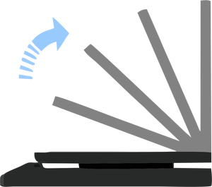 उच्च गुणवत्ता वाले बैकलिट एलसीडी डिस्प्ले इलेक्ट्रॉनिक फ्लिप-अप प्लेटफॉर्म मेल डाक टिकट पैकेज डिजिटल डाक शिपिंग स्केल - Product Image 6