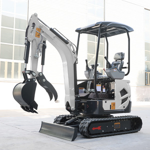 حفارة صغيرة بمحرك <span class=keywords><strong>1</strong></span> طن و2/3.5 طن، حفارة زاحفة صغيرة مع ذراع خلفي، متوافقة مع معايير يورو 5 وCE وEPA للحدائق والمزارع والمنازل - Product Image 4