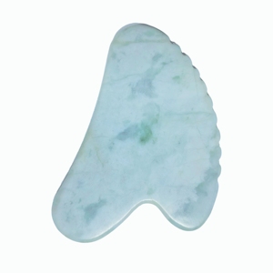 Piedra Gua Sha de Jade Xiuyan Verde en Oferta, Gua Sha de Masaje Jiacui con Logotipo Personalizado - Product Image 2