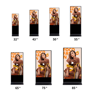43 50 55 65 75 inch 4K màn hình cảm ứng dọc kỹ thuật số biển đứng trung tâm mua sắm wayfinding Máy nghe nhạc quảng cáo - Product Image 6