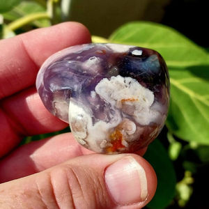 Venta al por Mayor de Piedras de Ágata Azul en Forma de Corazón, Cristal Curativo Natural Pulido para Decoración del Hogar y Regalos Navideños - Product Image 4